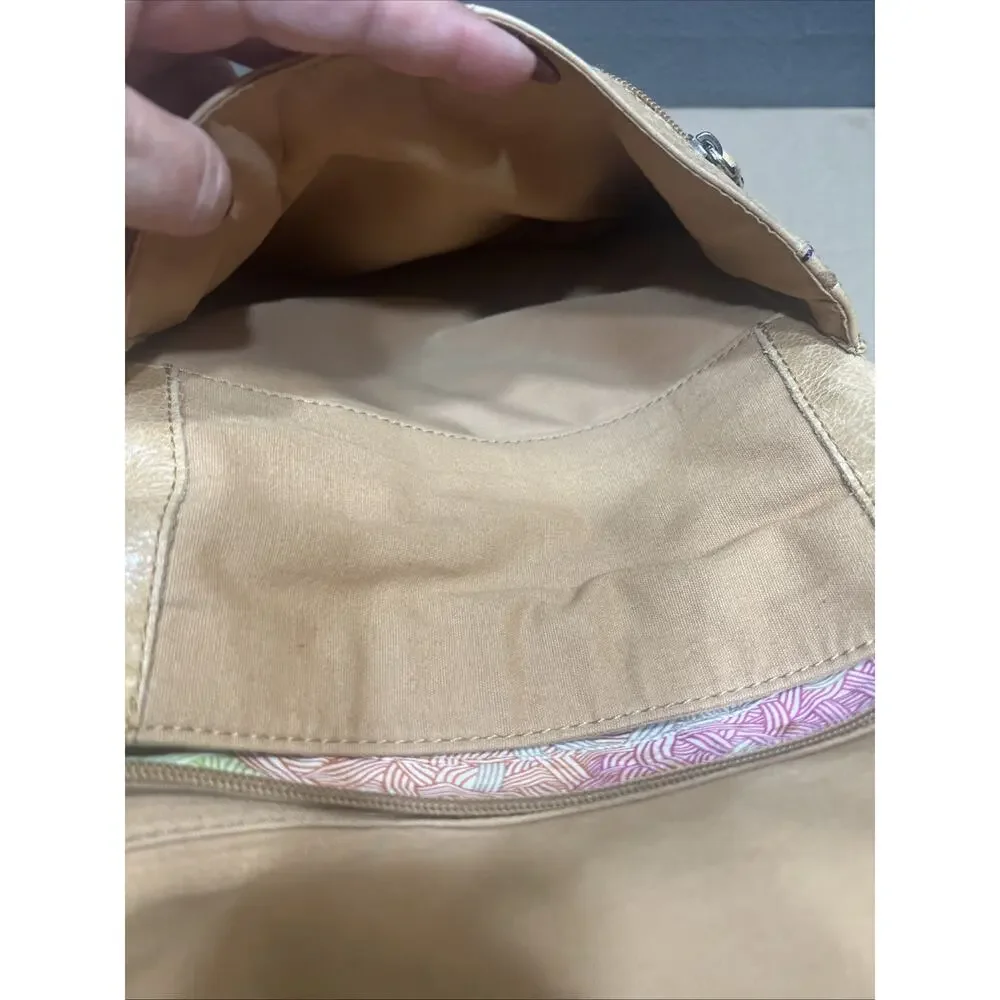 The Sak Ventura Leather Convertible Backpack Boho Messenger Shoulder Bag Flap